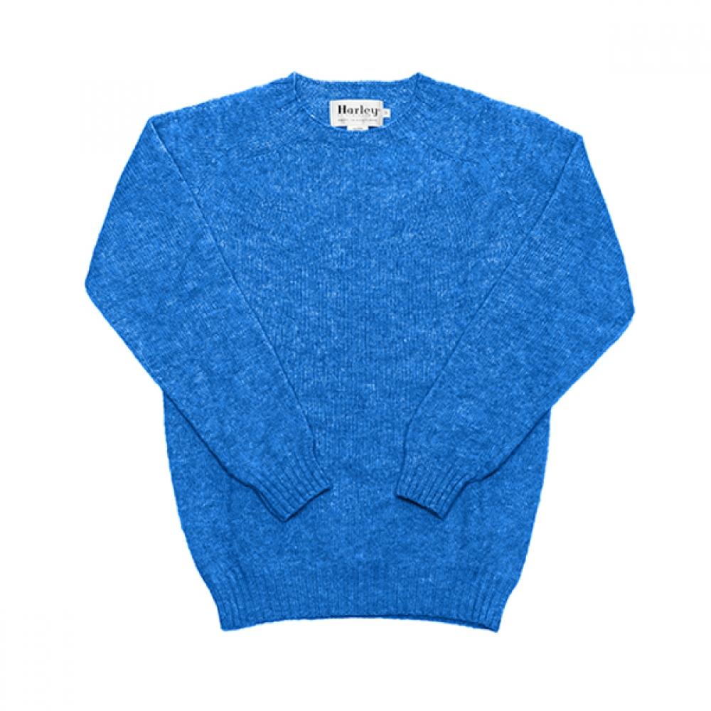 Halliove Scotland M3834 7 Shaggy Blue Toon Shaggedog Blue Toon Hole GarMent Men S Knit