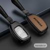 Чехол для ключа автомобиля Beijing Hyundai для Mistra, Elantra, ix35, Festa, ix25 - Металлический кожаный чехол с пряжкой.