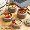 304 Stainless Steel Multi-layer Insulated Bento Box for Home or Office - Portable Single-Person Lunch Container