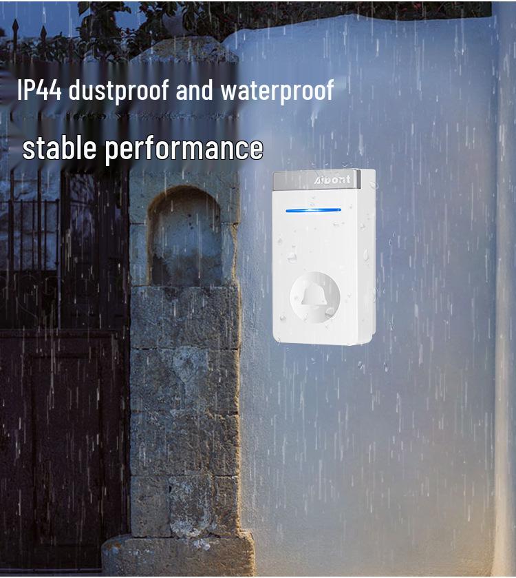 Ultra-Long Range Wireless Doorbell with Mobile Control and Self-Powered Dual Receivers