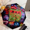 Halloween horror thriller Stranger Things Umbrella home essential wrought iron eight legged multifunctional travel camping essential umbrella V15