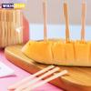 750pcs Disposable Fruit Fork Cake Picks Fruit Bamboo Stick Fork Mini Cocktail Forks Party Supplies for Appetizer Dessert