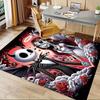 Office Rug "Jack Skellington""Sally" theme 3D Printed Anti-Slip Rug-Machine Washable for Living Room