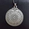 Унисекс Миф Амулет Викингов Руны Каббала Соломон Винтаж Ретро Кулон Любовник Резной Диск Ожерелье
