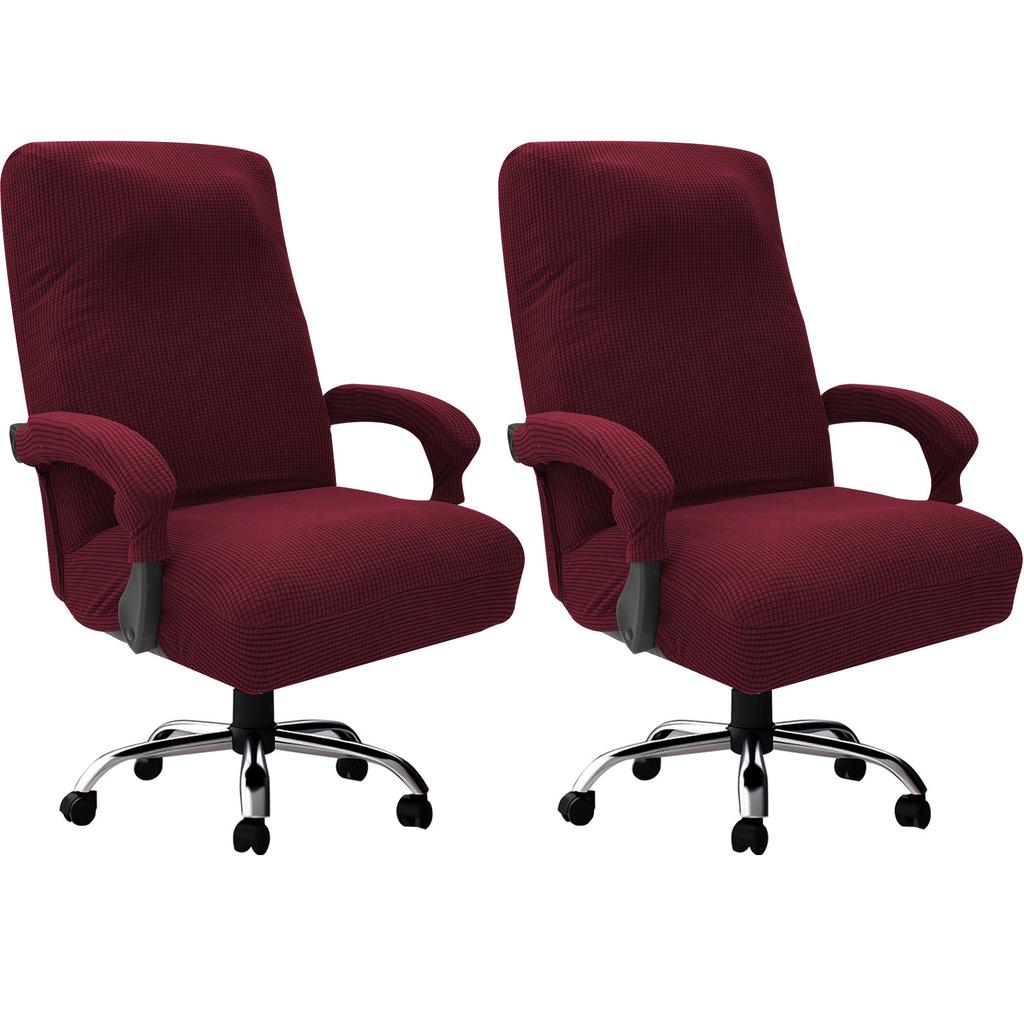 Office Chair Cover Computer Brushed Gaming Swivel Chair Elastic Chair Cover Chair Back Cover