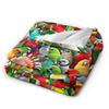 Cute Birds Parrot Blanket Winter  Super Soft Throw Blanket For Boy Girl Sofa Home Flannel Bedspread Bed Cover