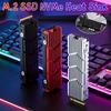 Радиатор для M.2 SSD NVMe радиатор M2 2280 SSD Жесткий диск Алюминиевый радиатор с силиконовой термопрокладкой для ПК / PS5 PCIE 2280 SSD