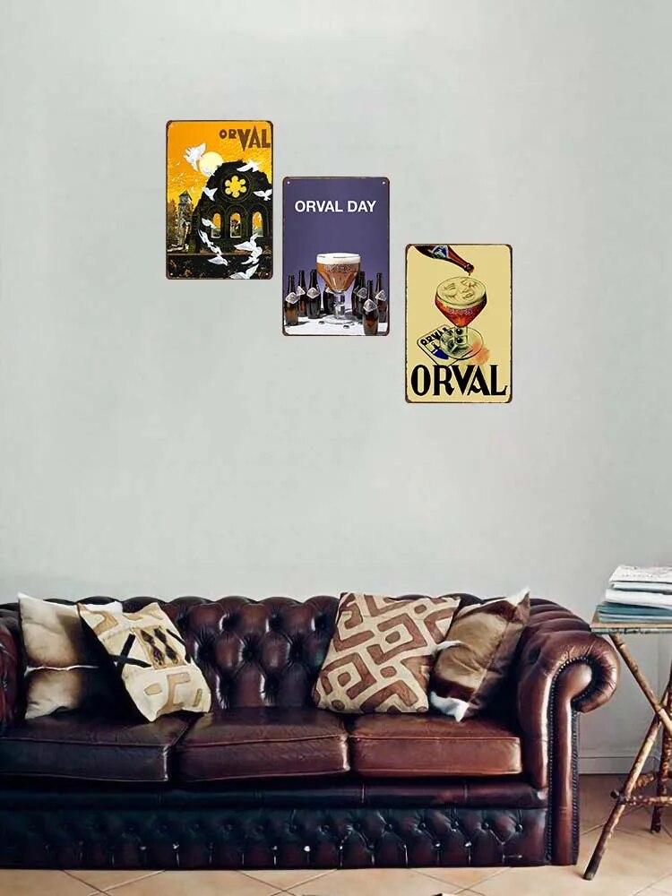 Belgian Beer Vintage Metal Tin Painting Signs Poster Plates Decoration Bar Pub Club Cafe Wall Iron Stickers Retro Plaque 20x30cm