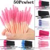 50 шт. одноразовая спиральная щеточка для ресниц, щеточка для бровей, расческа для наращивания ресниц, инструмент для макияжа, дорожный бизнес, портативный
