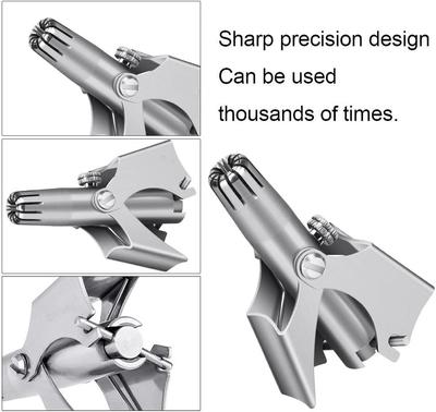 Триммер для волос в носу для мужчин, ручная бритва из нержавеющей стали, подходит для бритвы для волос в носу, моющийся портативный триммер для волос в носу, 1 компл.