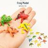 Tropical Rainforest Mini Frog Toys - Set of 12 Amphibian Reptile Landscaping Props
