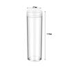 10 Pieces Coin Storage Tubes Sturdy Round for Coins Collection Transparent