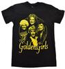 Мужская футболка The Golden Girls Желтая с принтом Черная Новая S