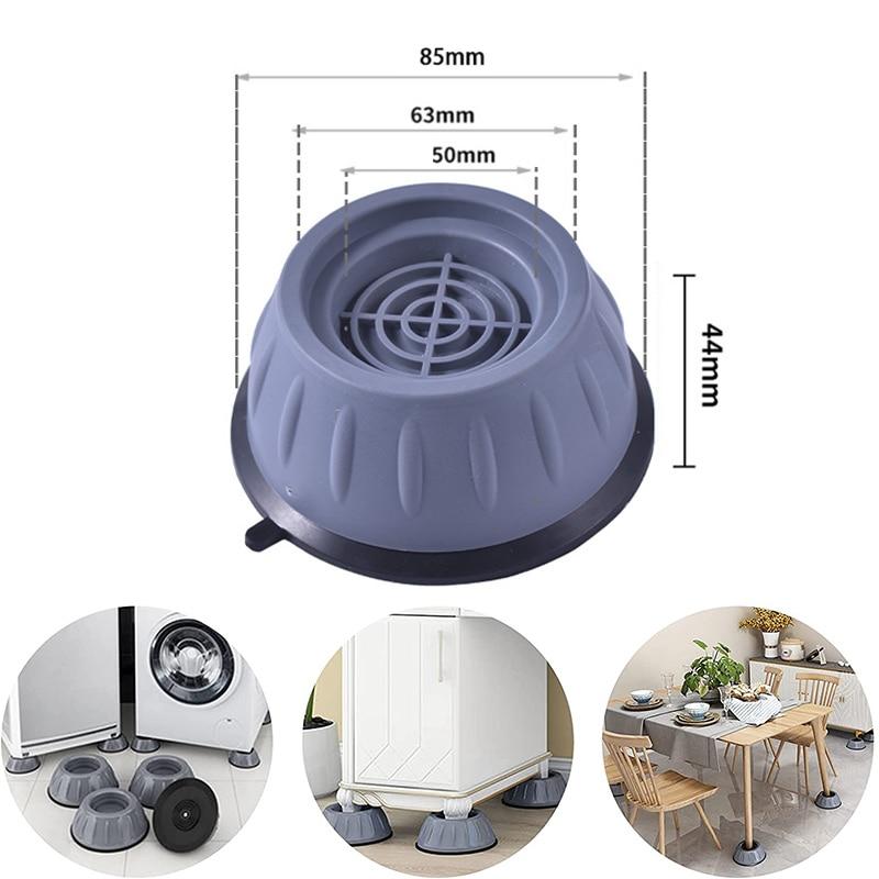 4 шт./компл., антивибрационные накладки, шумопонижающий коврик для стиральной машины, противоскользящие вибрационные накладки для стиральной машины, стабилизирующие накладки для сушилки