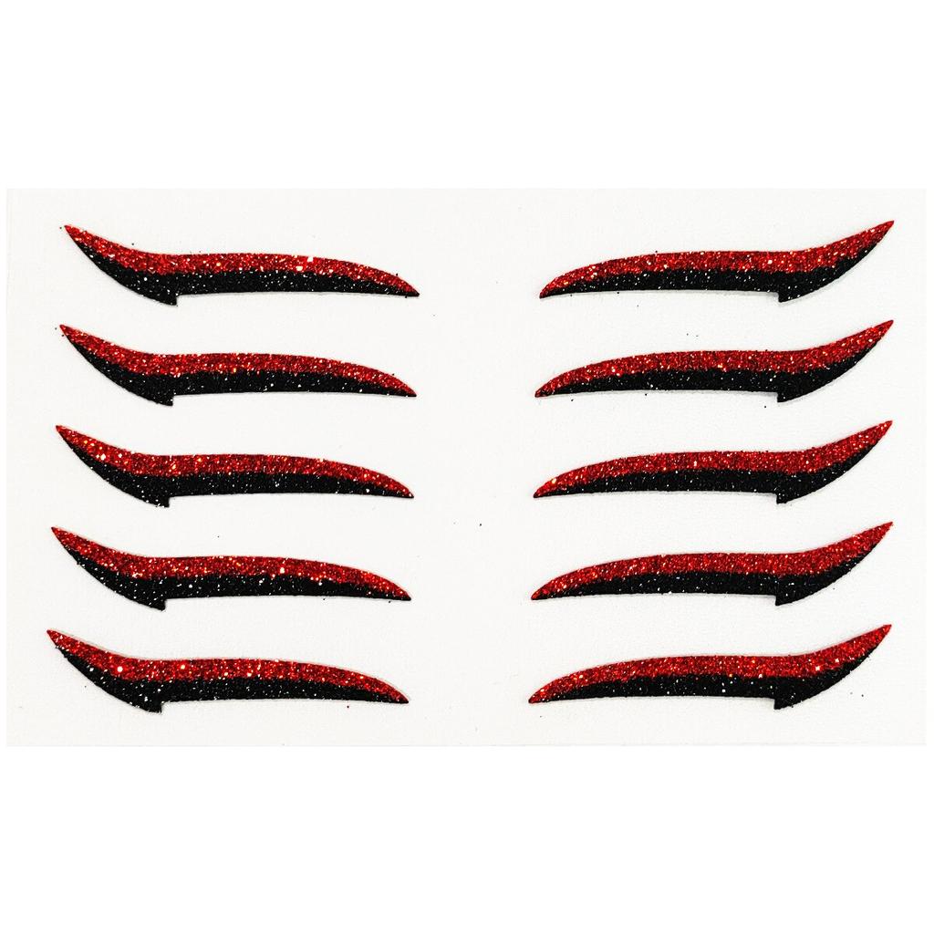 Fake Glitter Eyeliner Sticker Self-adhesive Party Makeup Eyeliner Sticker Magic Double Eyelid Tape Cat Eye Makeup Cosmetic Tools