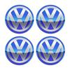 4pcs 56mm 60mm 65mm 70mm 75mm Car Wheel Center Hub Cap Sticker For Volkswagen VW CC GTI Polo Golf Touareg Passat Magotan Tiguan zd7