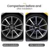 For Jeep Car Emblem Badge Decoration Wheel Center Hub Cap Rim Lid Sticker Cherokee Patriot Liberty Wrangler JK JL Commander NXJPT1