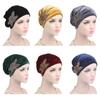 Muslim Velvet Hijab Scarf Chemo Cap Soft Bonnet Headbands Turban Hat