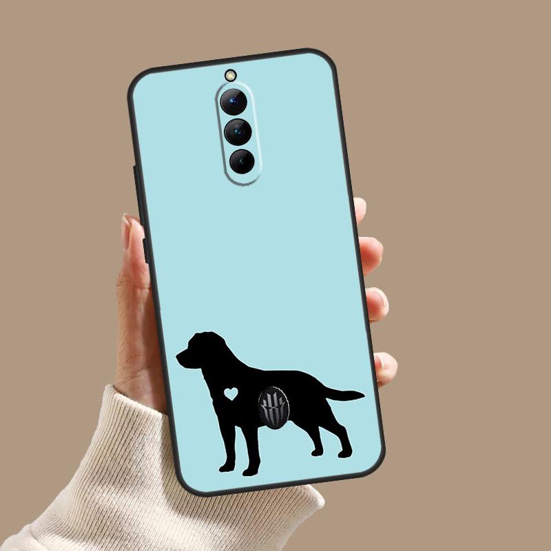 Black Labrador Dog Case For ZTE Nubia Red Magic 10 10S 9S 8S 8 9 11 Pro Plus 6 7 6S 7S Pro 5G 6R 10 Air Cover