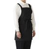 [Seven Uniform] Фартук с нагрудником, Короткий фартук с нагрудником, CT2398, Размер 9, Черный, Один размер