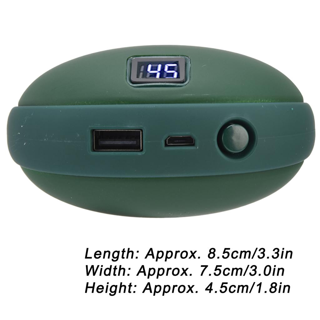 Мини грелка для рук 2 в 1 10000 мАч, электрическая, с USB-подзарядкой, портативная, инструменты для обогрева зимой