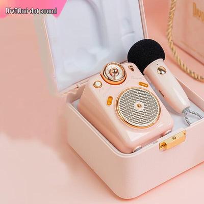 Портативная Bluetooth-колонка для караоке Dianyin, штепсель CN (адаптер в комплекте)