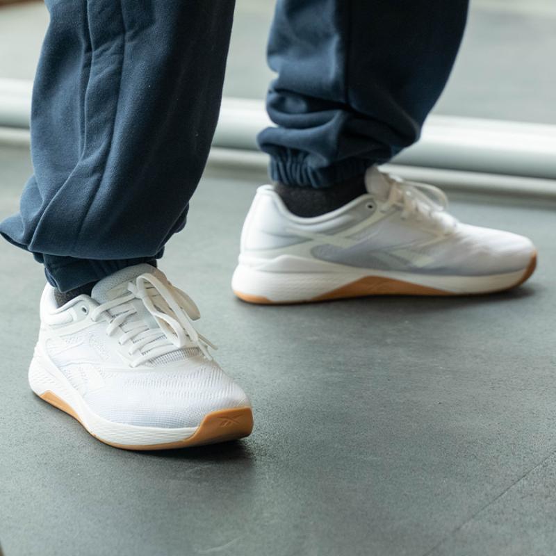 Reebok Женские кроссовки Nano X5 'Белые Едва Серые Резиновые' 100238430