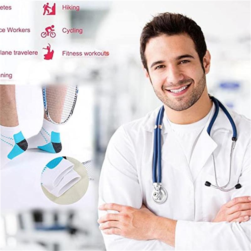 Носки компрессионные для ног для мужчин и женщин, спортивные носки для бега