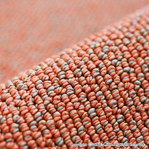 OKA PLYS base Kitchen Mat, Approx. 45cm x 120cm, Gray (Made in Japan, Washable, Modern, Simple, Non-Slip)