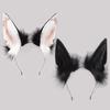Furry Wolf Ears Headdress Plush Ears Hairband Simulated Animal Ear Lolita Headband Christmas