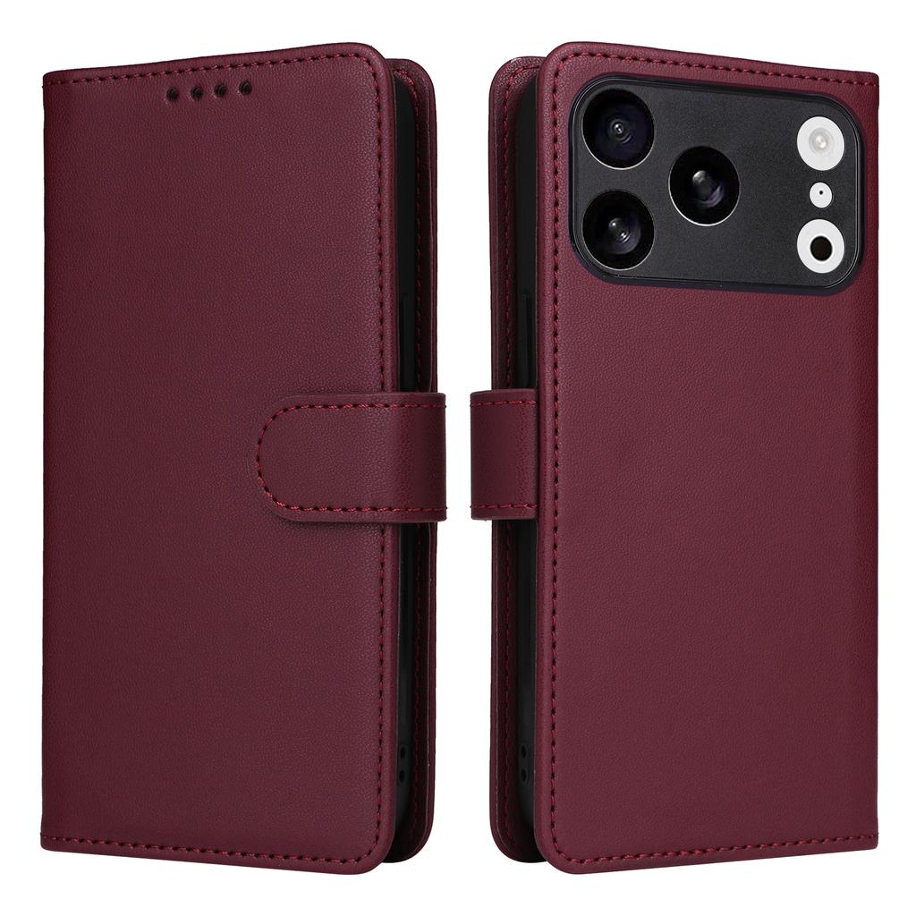 For iPhone 17 Pro Magnetic Case BETOPNICE Detachable PU Leather Phone Cover with Strap