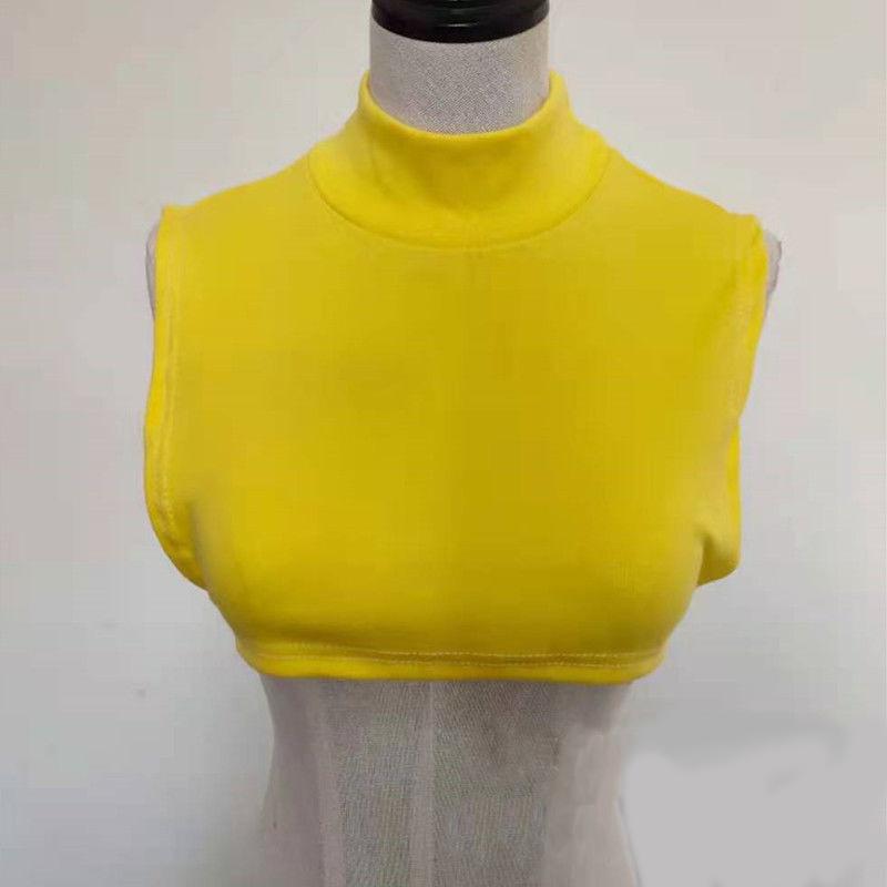 Полувысокий воротник, поддельный воротник с шарфом, женский пуловер для сохранения тепла и защиты шейного отдела позвоночника, однотонный декоративный поддельный воротник