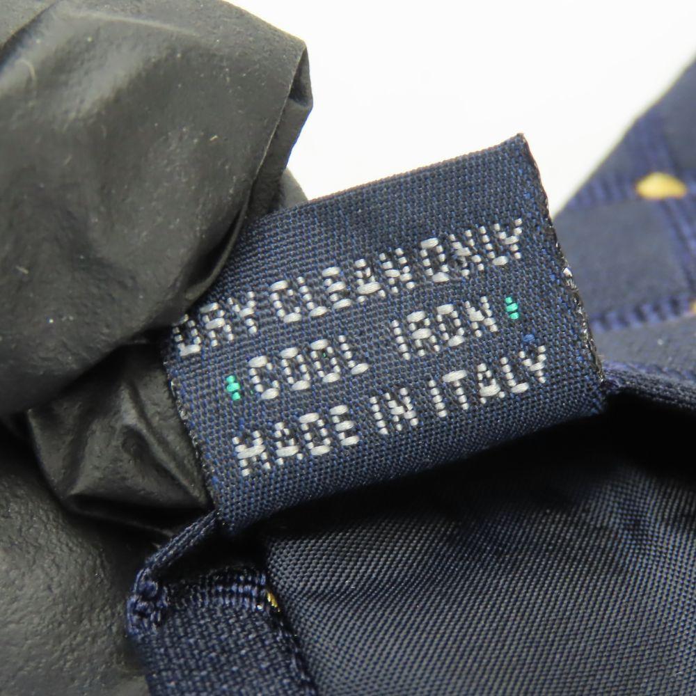 Used BURBERRY Tie Silk Navy Suit