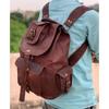 Большой мужской винтажный рюкзак из натуральной козьей кожи, дорожный рюкзак, спортивная сумка для ноутбука