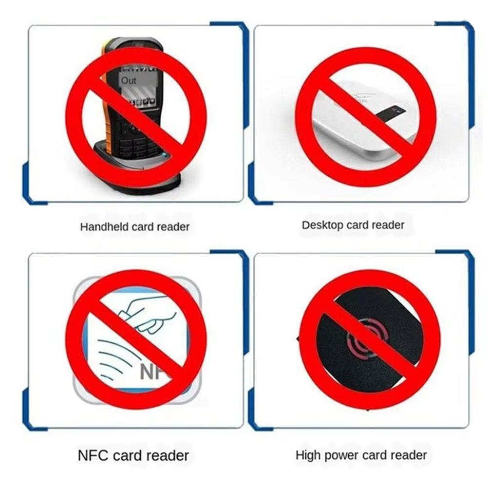 10 шт. Ультратонкий кошелек с защитой от RFID, блокирующий считыватель, замок, держатель для банковских карт, защита от кражи, чехол для кредитных карт, защита, новая RFID-карта