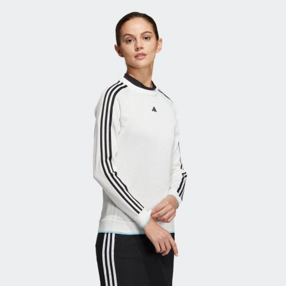 Adidas Golf 23 YearS SS Women S Three Line Crewneck Sweater Hz9219