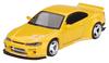 TrueScale Miniatures MINI GT 164 Rocket Bunny Nissan Silvia (С15) Желтый Праворульный Готовое изделие