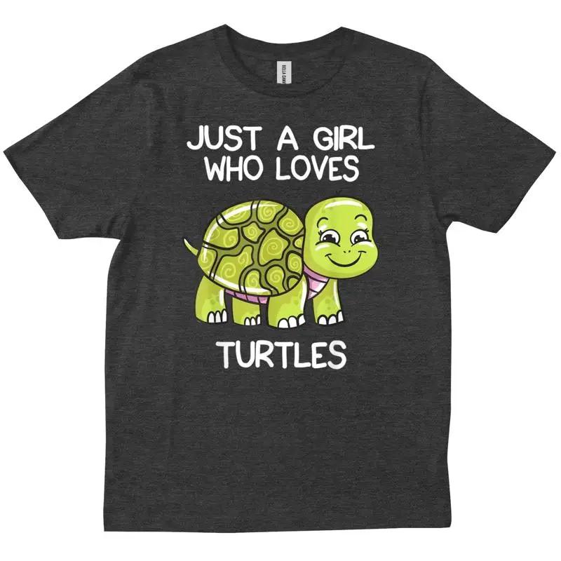 Just A Girl Who Loves Turtles Lover Cute Turtle Love S T Shirt