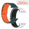 Ремешок Ocean для Apple Watch 49 мм, 44 мм, 40 мм, 45 мм, 41 мм, 42 мм, 38 мм, силиконовый браслет Correa IWatch Series 7, 6, 4, 5, 3 Se Ultra 8, ремешок