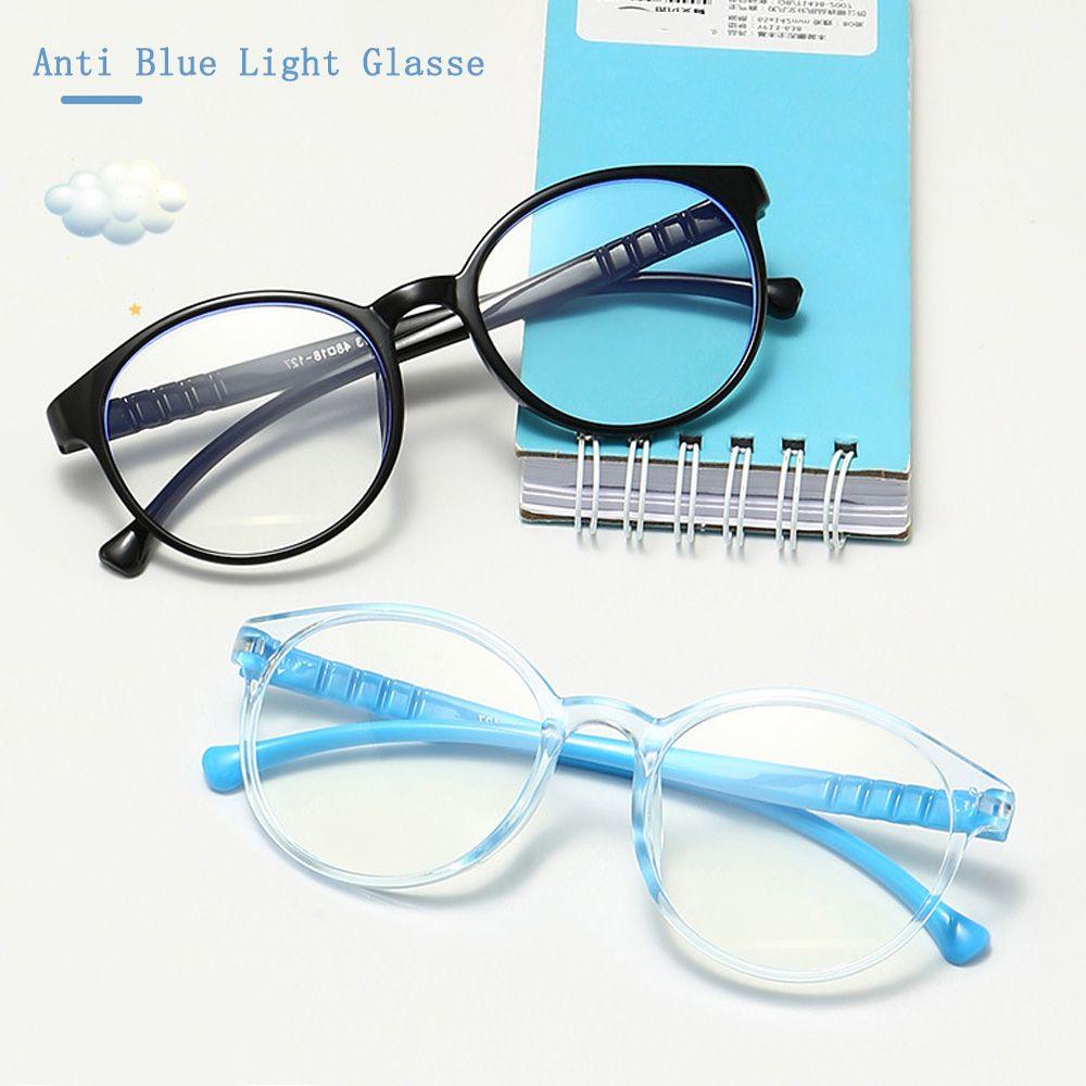 Children Soft Frame UV400 Kids Eyewear Blue Light Blocking Glasse Clear Lens Computer Glasses