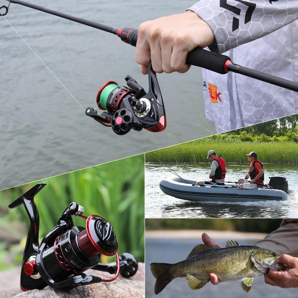 SOUGAYILANG Spinning Fishing Reel 13BB Light Weight Ultra Smooth Spinning Casting Left/right Fishing Reels