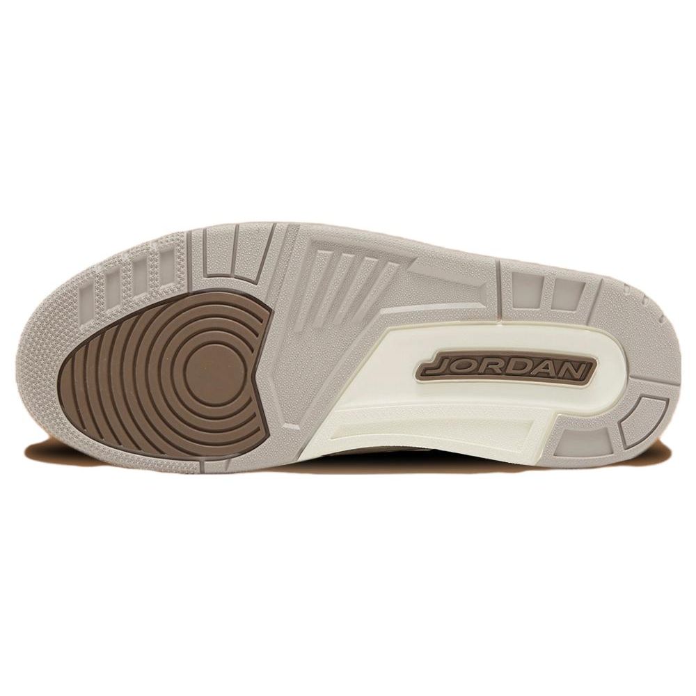 Детские кроссовки Air Jordan 3 Retro GS Palomino кремовый светло-коричневый металлик-золотой DM0967-102