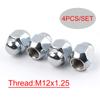 4pcs Car Wheel Lug Nuts Bolts Standard Parts M12X1.25 Accessories For Nissan 200SX 240SX 300ZX 350Z Cube Primera Q45 Infiniti G20 G35 I30 M35 M45
