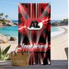 AZ Alkmaar Personalized Printed Beach Towel Soccer Logo Support Custom Name Text Absorbent Towel For Sport Travel Special Gift