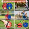 Colorful Throwing Ball Toy Ball Racket Children's Outdoor Game  Outdoor Sports Toys