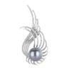 Alloy Hollowed-out Wings, Pearl Brooch, Fashionable and Elegant Brooch, Corsage, Coat Accessory