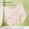 Early Summer Breathable High Waist Mulberry Silk Panties with Antibacterial Crotch