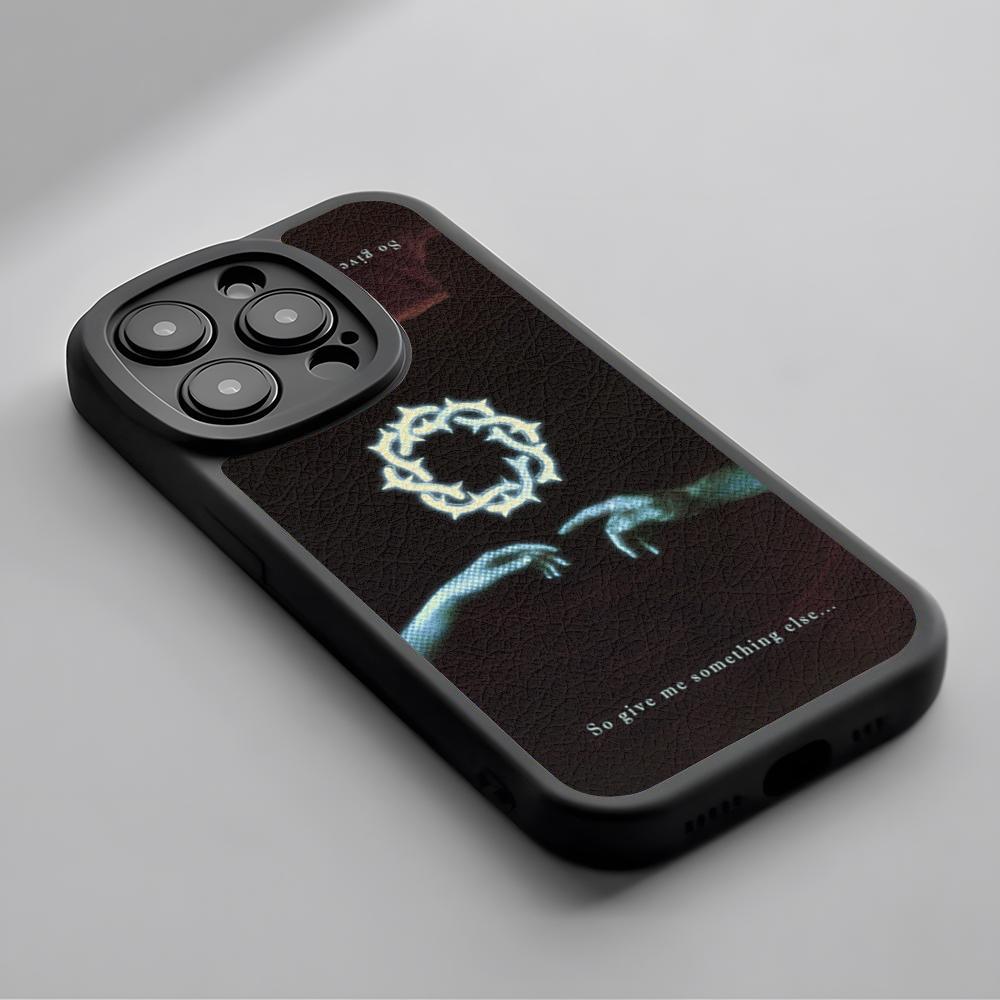 Крутой модный чехол для телефона с постером группы Badd Omens для iPhone 16 15 14 13 12 11 Plus Pro Max, силиконовый чехол из кожи ягненка, черный