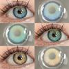 1 пара модных цветных контактных линз для глаз 14,2 мм большие глаза мягкие линзы красота зрачки натуральные линзы для глаз