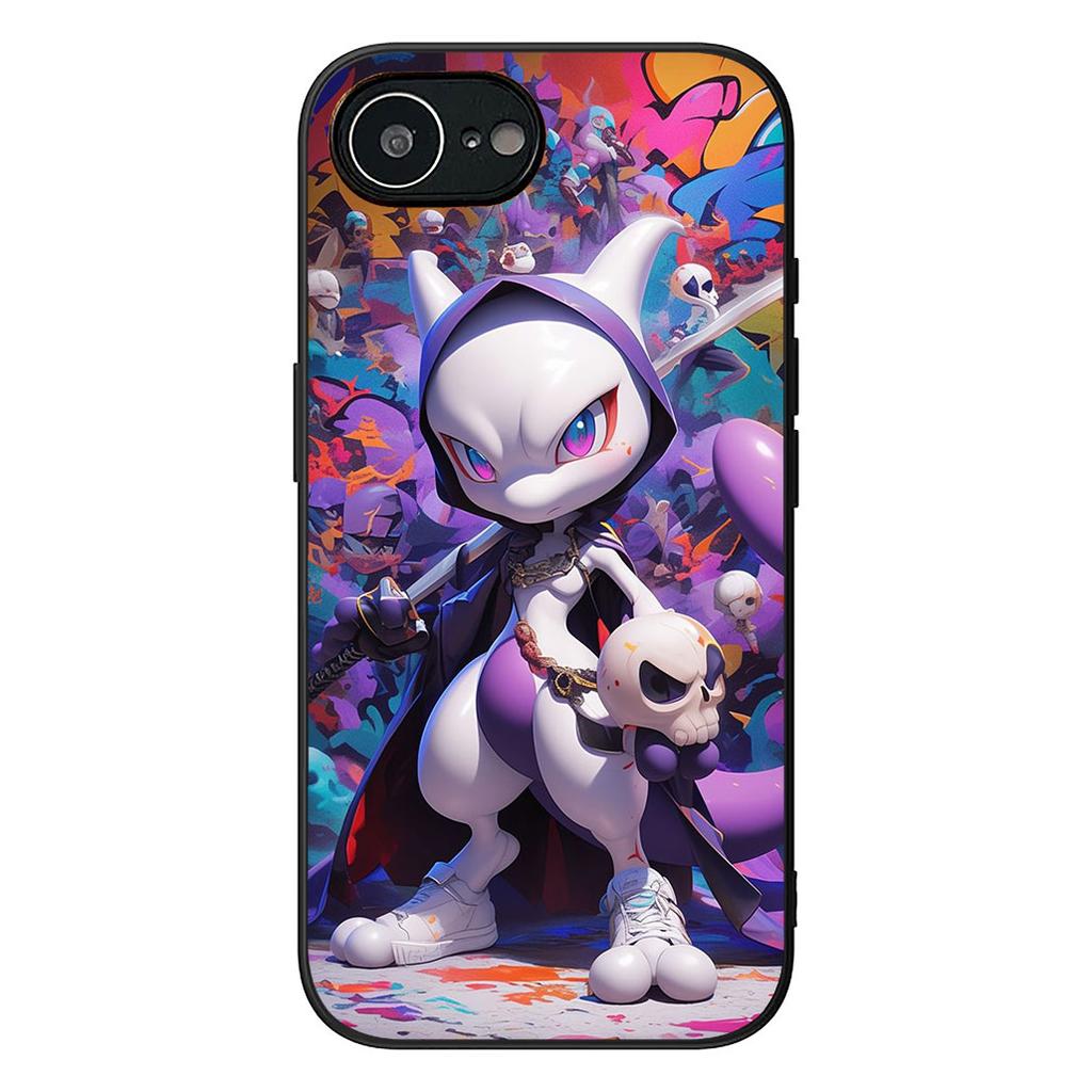P-Pokemons GO P-Pikachus Mewtwo Phone Cover for Apple iPhone 12 13 Mini XS 11 Pro Max 7 8 Plus + XR 8+ X SE 2020 SE3 Case